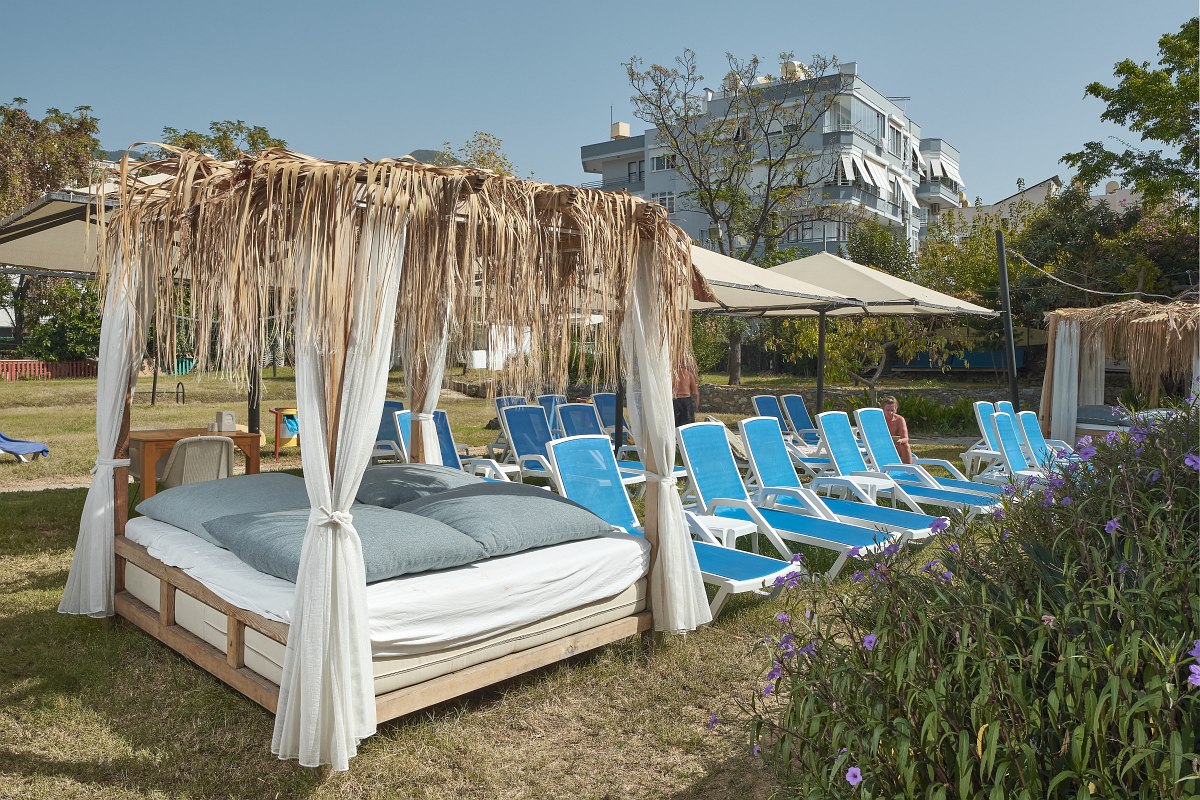 Sun loungers for relaxing